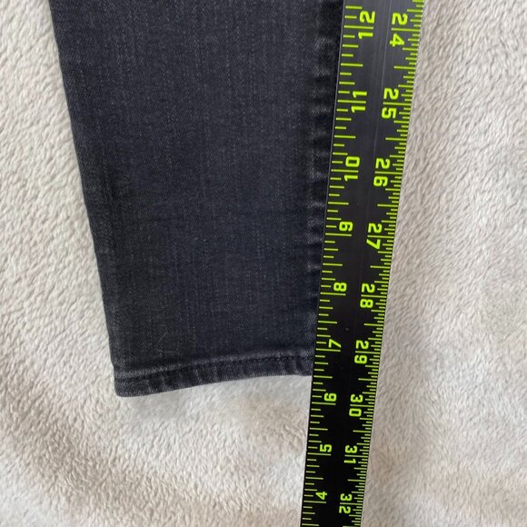 Levis Woman's 711 Skinny Jeans 26x32 Black Stretch Denim - Picture 5 of 12